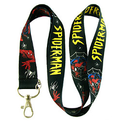 KeysRCool - Buy Super Hero - Spiderman: Black Lanyards